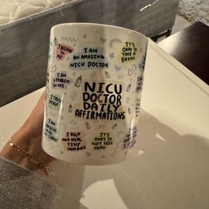Brand new! NICU doctor affirmations mug